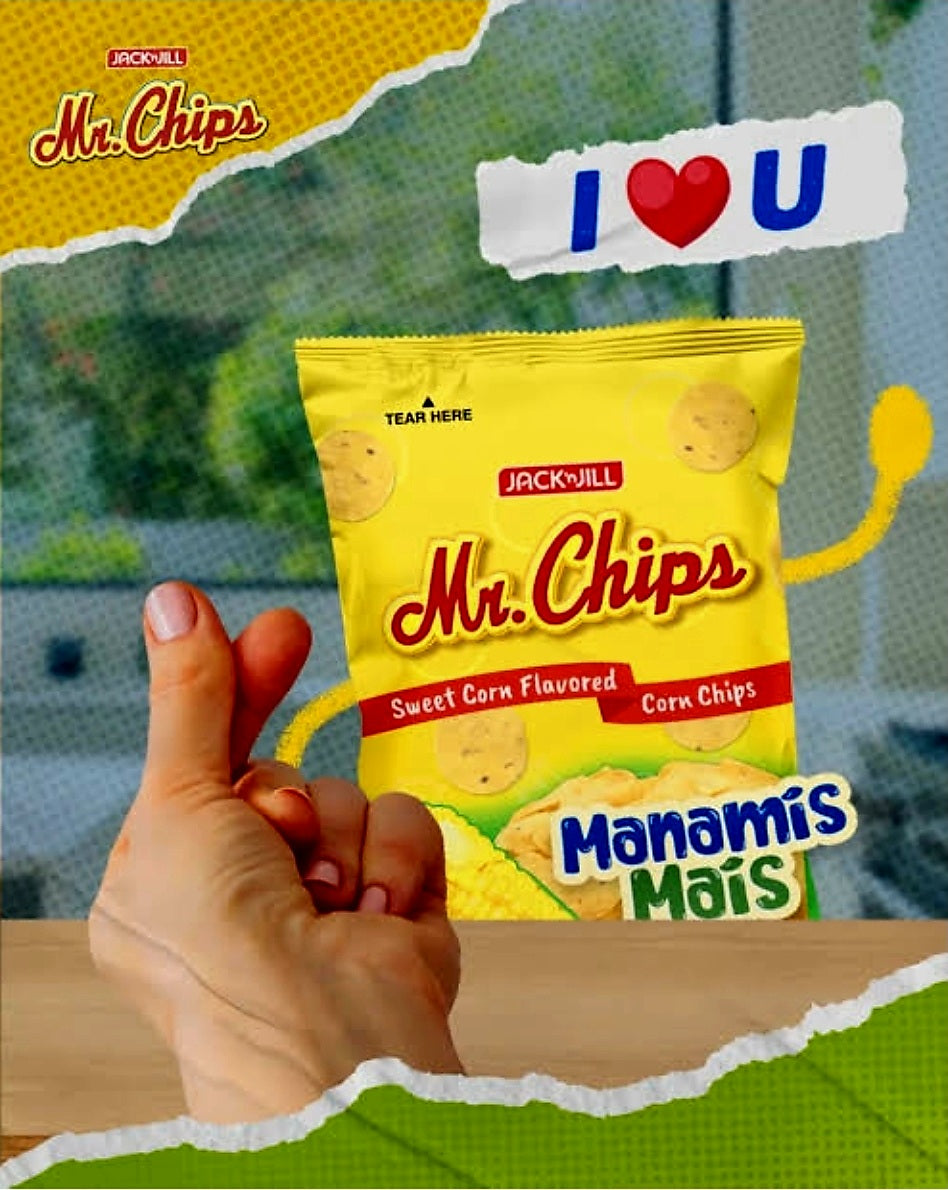 Mr.Chips MANAMIS MAIS Sweet Corn Flavored Corn Chips 110g
