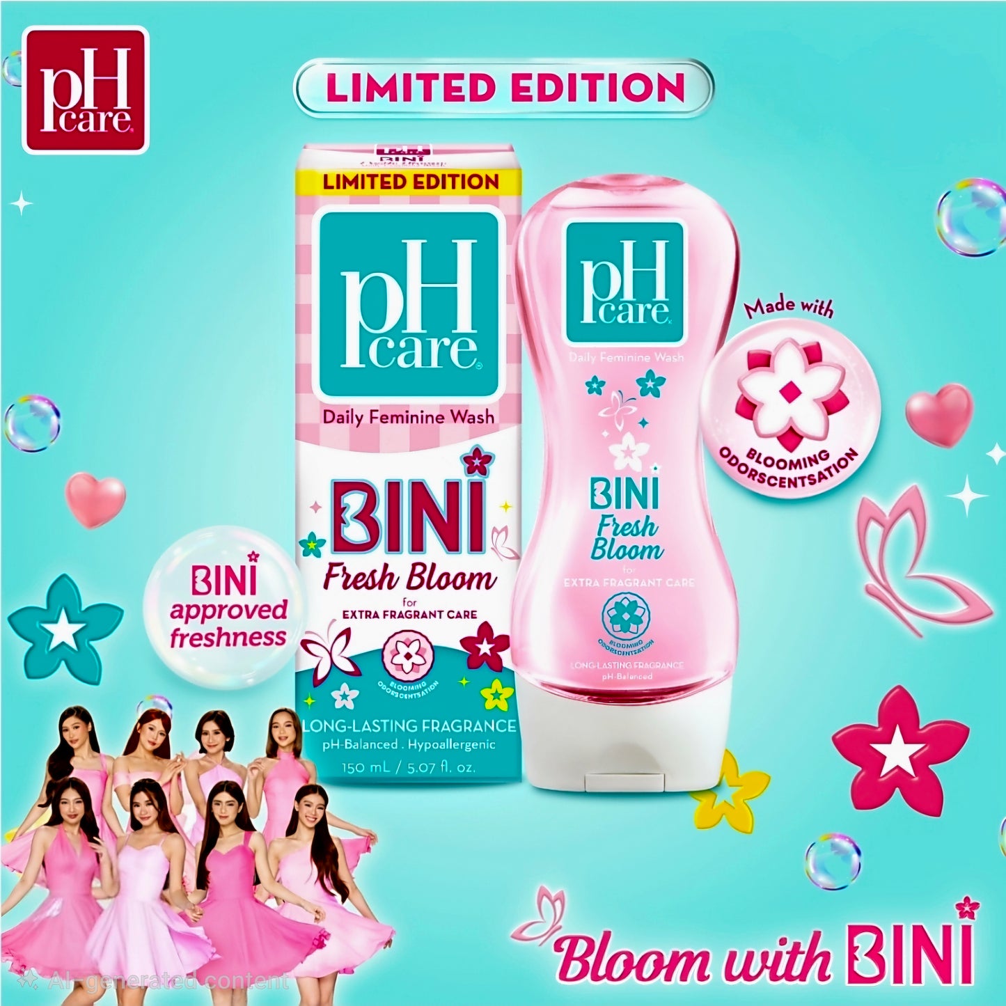 PH CARE Fresh Bloom Extra Fragrant Care BINI LIMITED EDITION 150ml