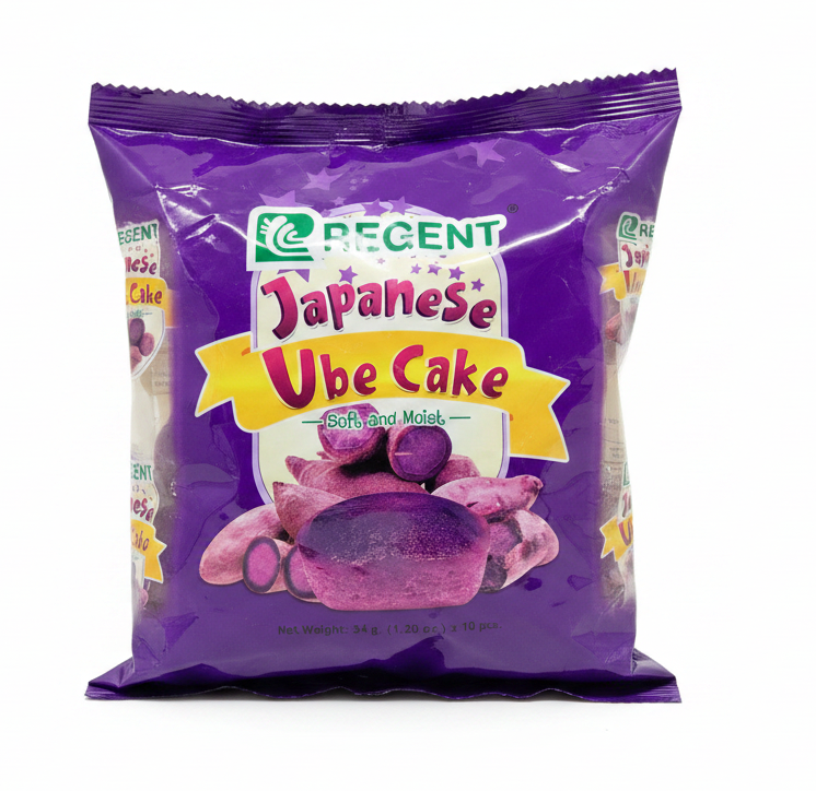 💲‼️EOFY-SALE‼️💲REGENT JAPANESE UBE CAKE 34G×10-PCS