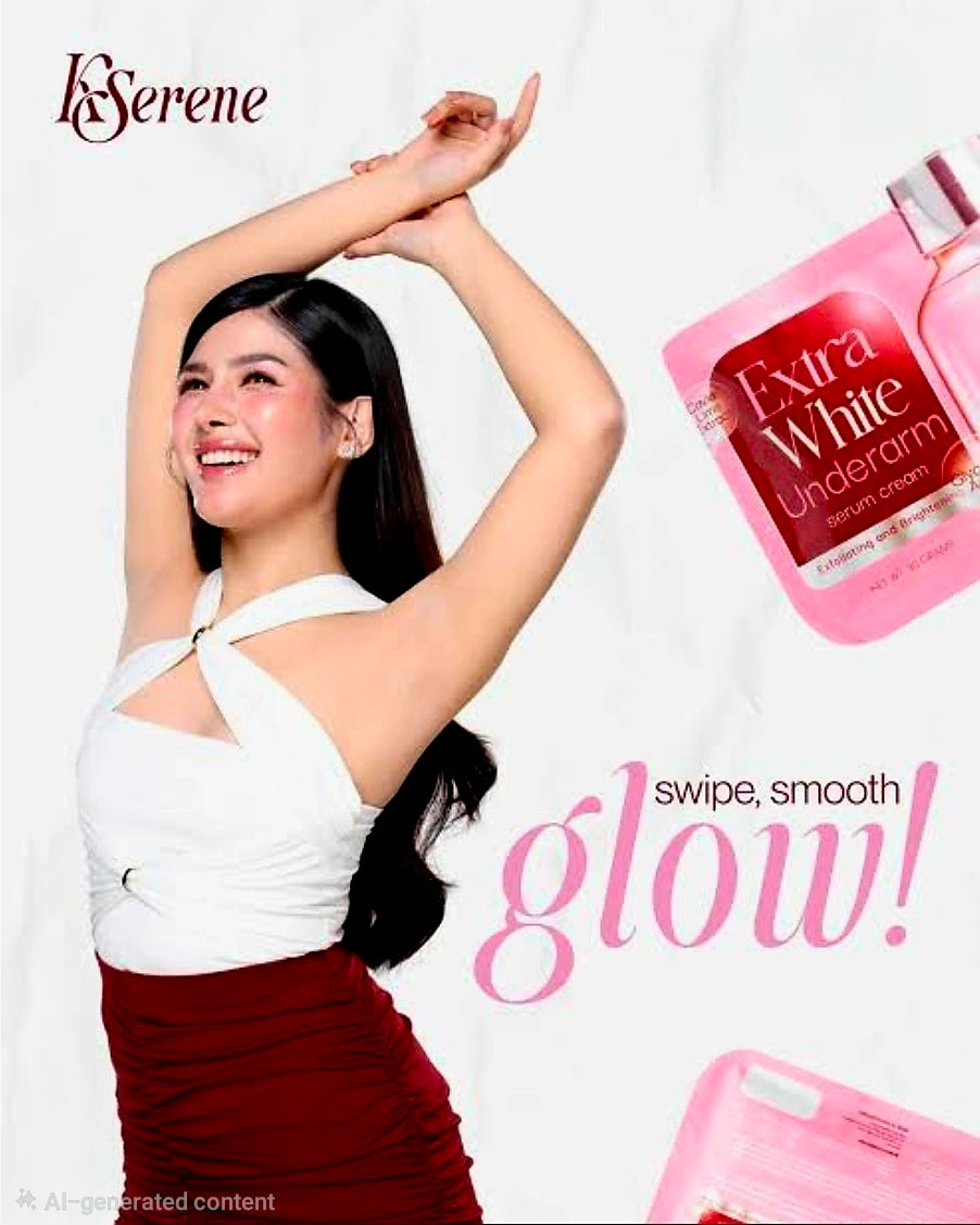 KSerene Extra White Underarm Serum Cream 5% Glycolic Acid 30g (Sensitive Skin)