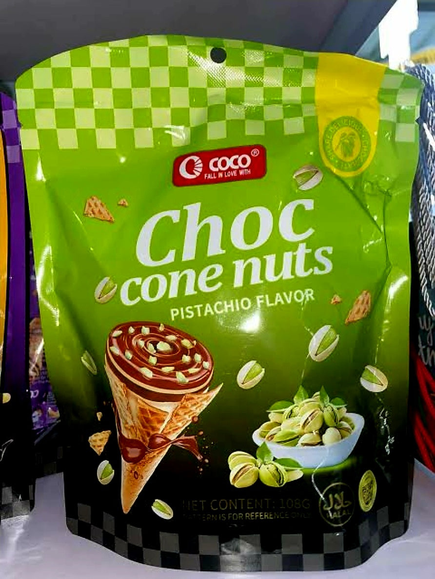 Coco Choc Cone Nuts PISTACHIO 108g