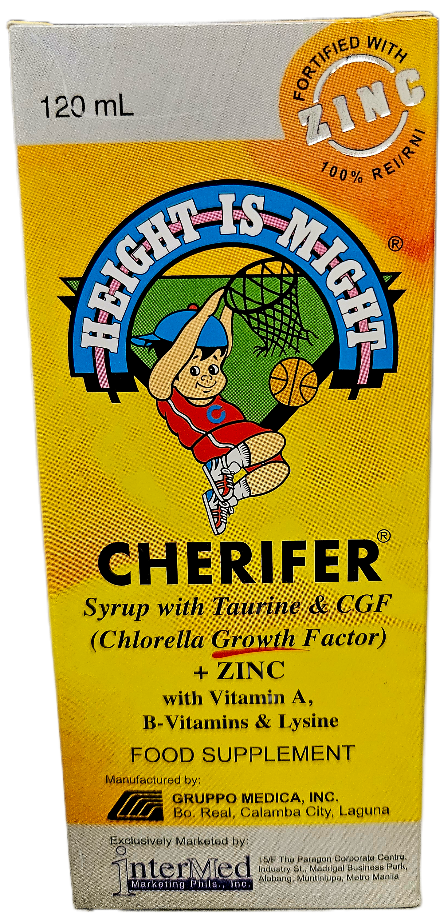 CHERIFER SYRUP WITH ZINC 120ML
