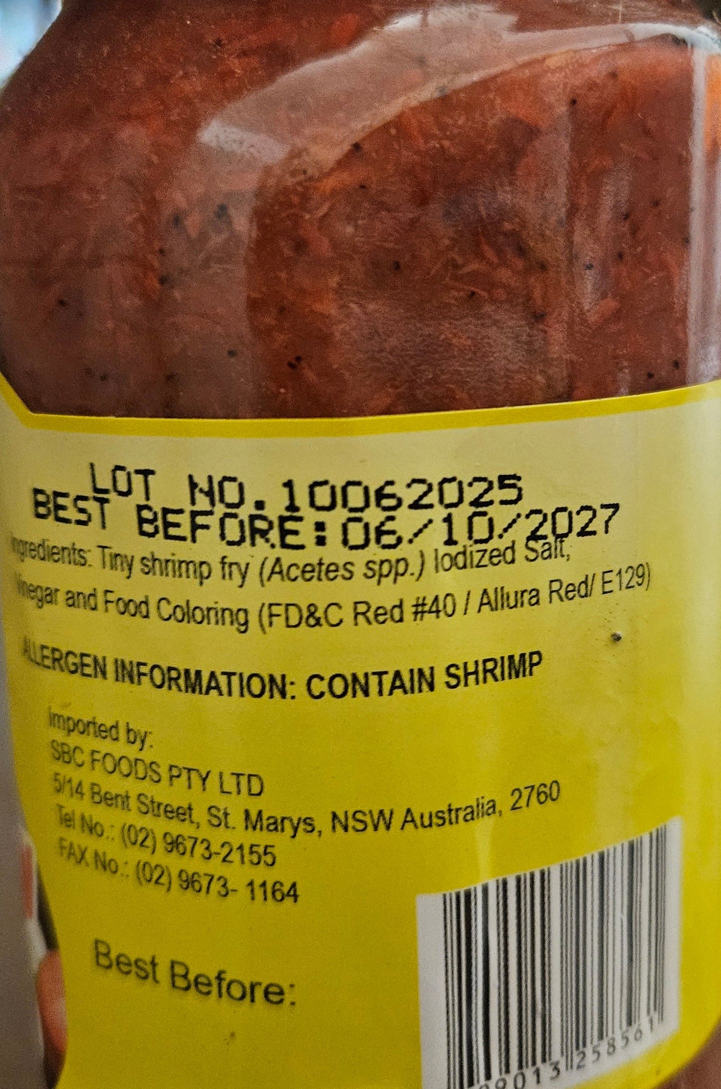 SBC LINGAYEN BAGOONG ALAMANG 340G (06/10/27)