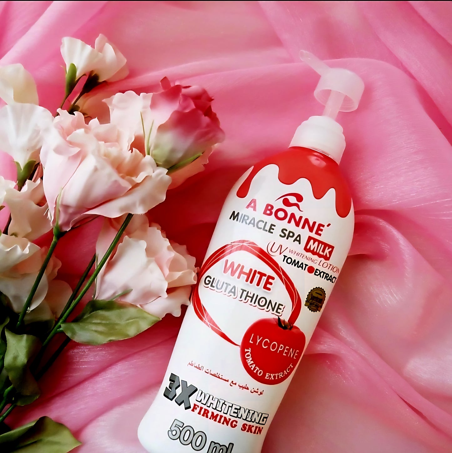 A BONNE' Miracle Spa Milk Whitening Lotion with Tomato Extract 500ml