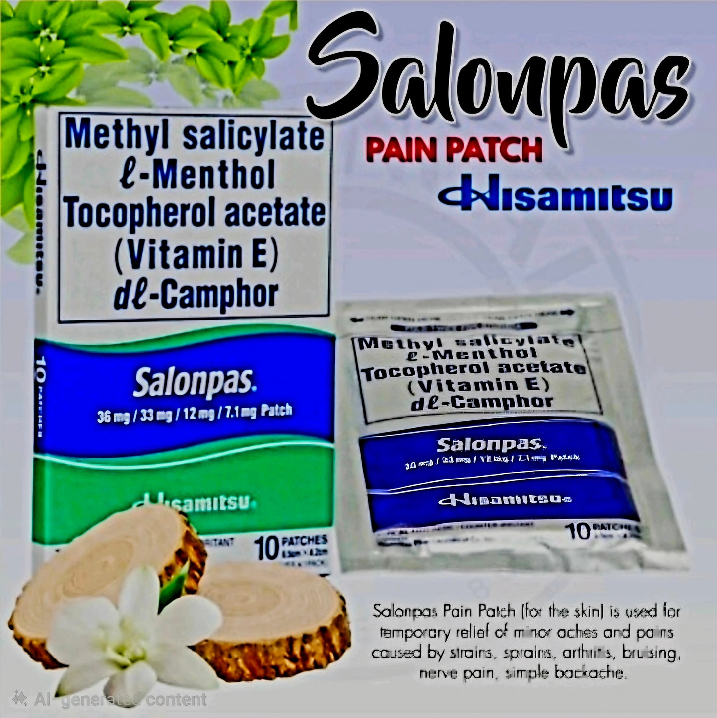 SALONPAS PAIN PATCH 10-PATCHES