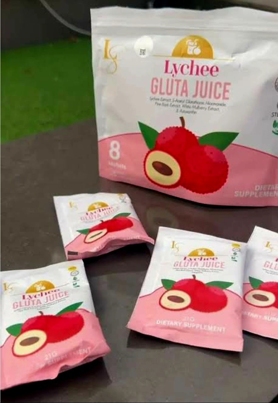 Luxe Slim LYCHEE GLUTA Juice 22g×8 Sachets