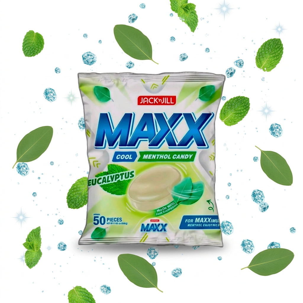 JACK&JILL MAXX EUCALYPTUS COOL MENTHOL CANDY 50PCS (25/02/27)