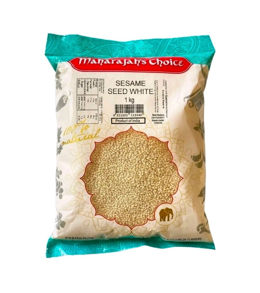 Maharajah's Choice SESAME SEEDS 1-kilo Bulk Commercial Pack
