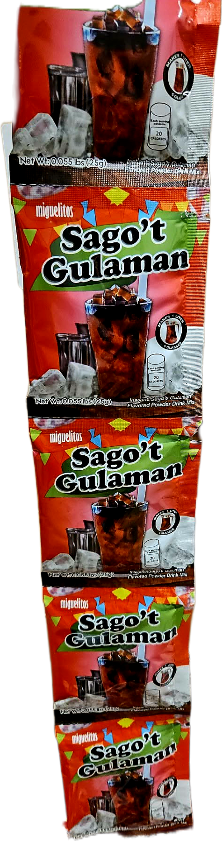 MIGUELITOS SAGO'T GULAMAN 25G (SACHET)