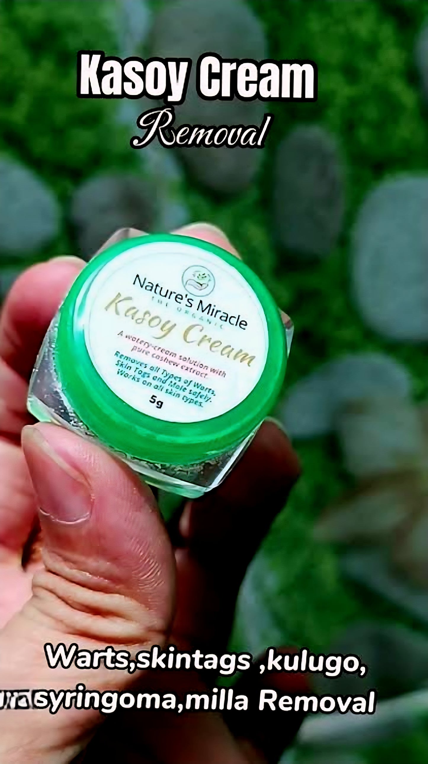 Nature's Miracle KASOY CREAM Warts & Skin Tags Removal 5g