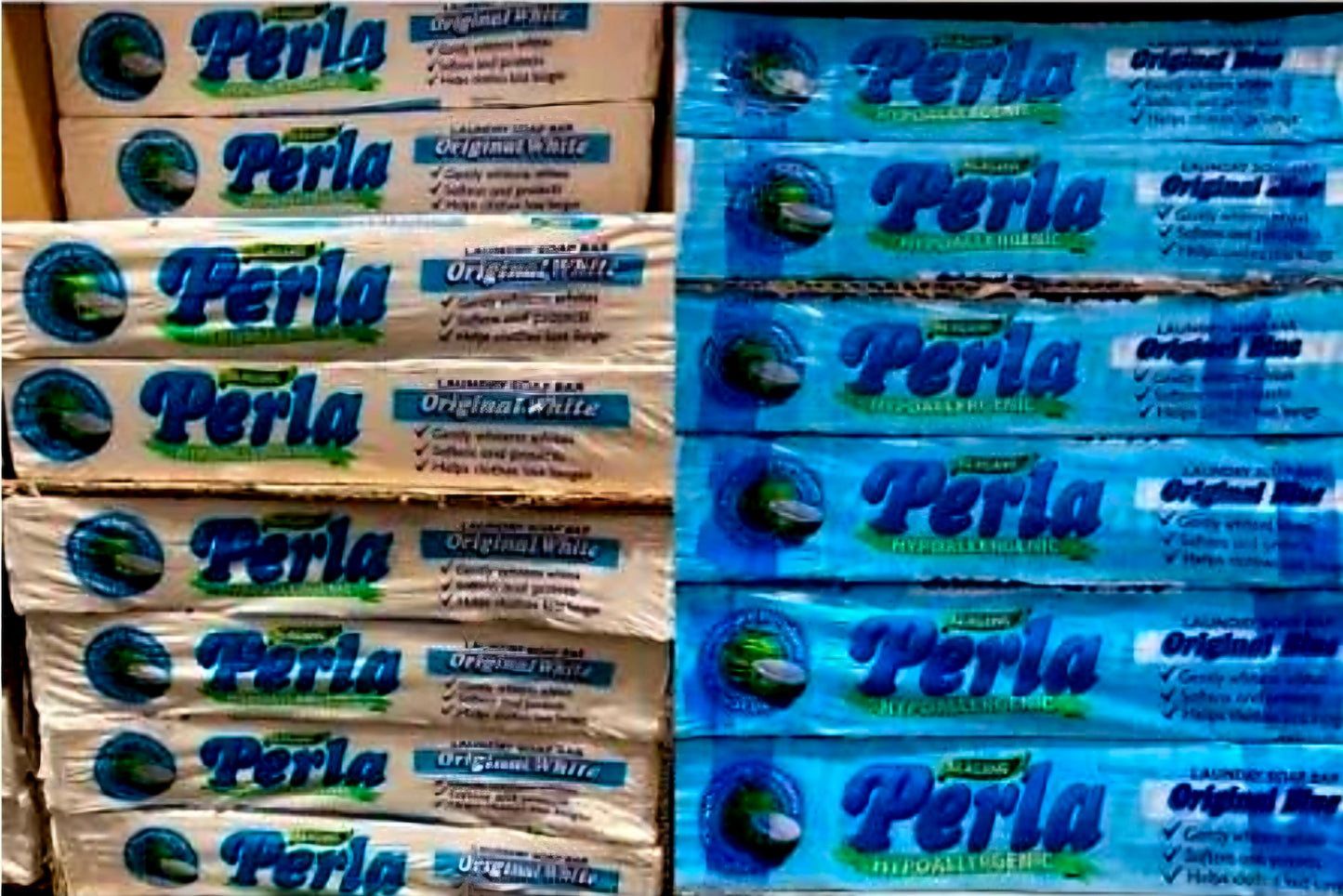 PERLA Laundry Detergent Bar 380g ORIGINAL BLUE (Hypoallegenic)