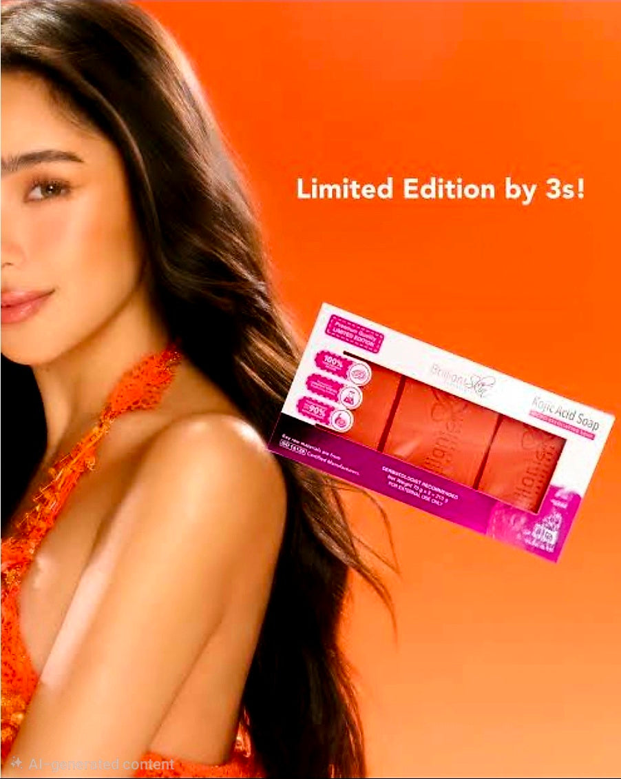 Brilliant Skin KOJIC ACID SOAP Trio-Pack 70g×3-pcs (LIMITED EDITION)