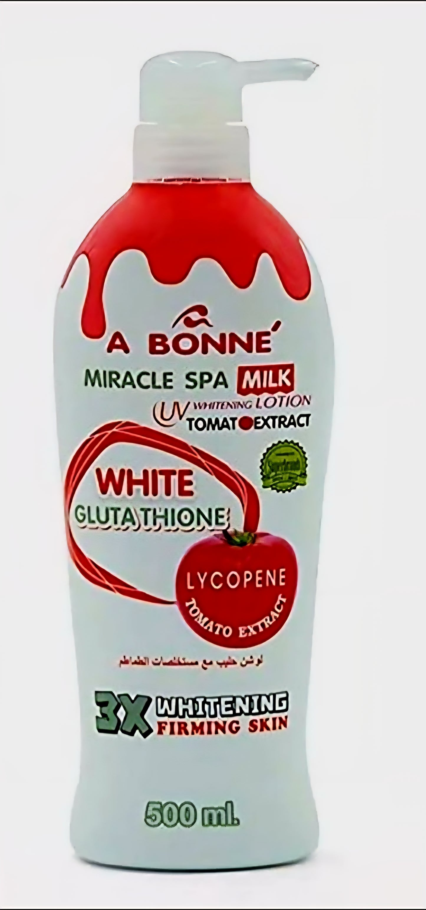 A BONNE' Miracle Spa Milk Whitening Lotion with Tomato Extract 500ml