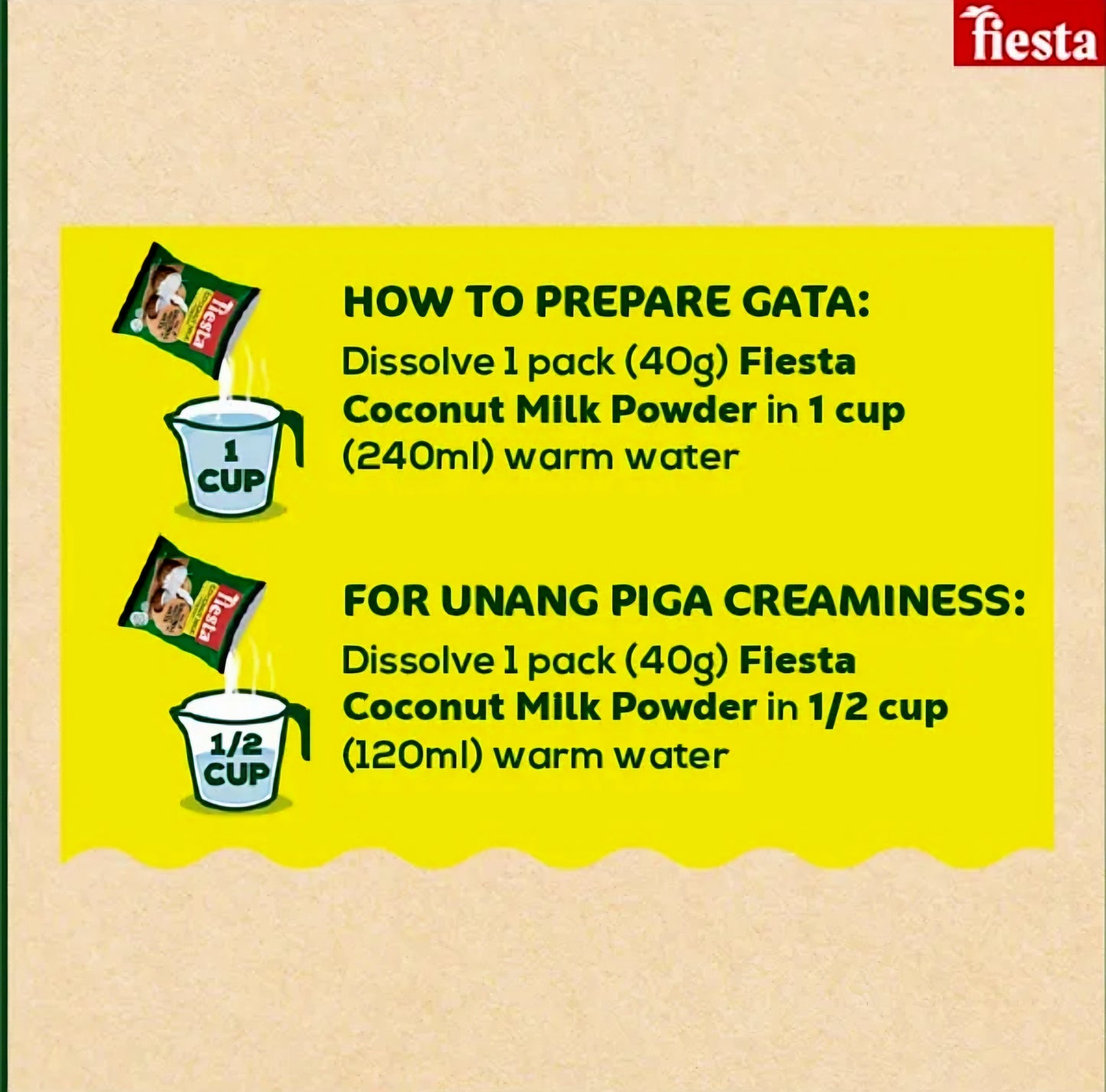 Fiesta COCONUT MILK Powder 40g