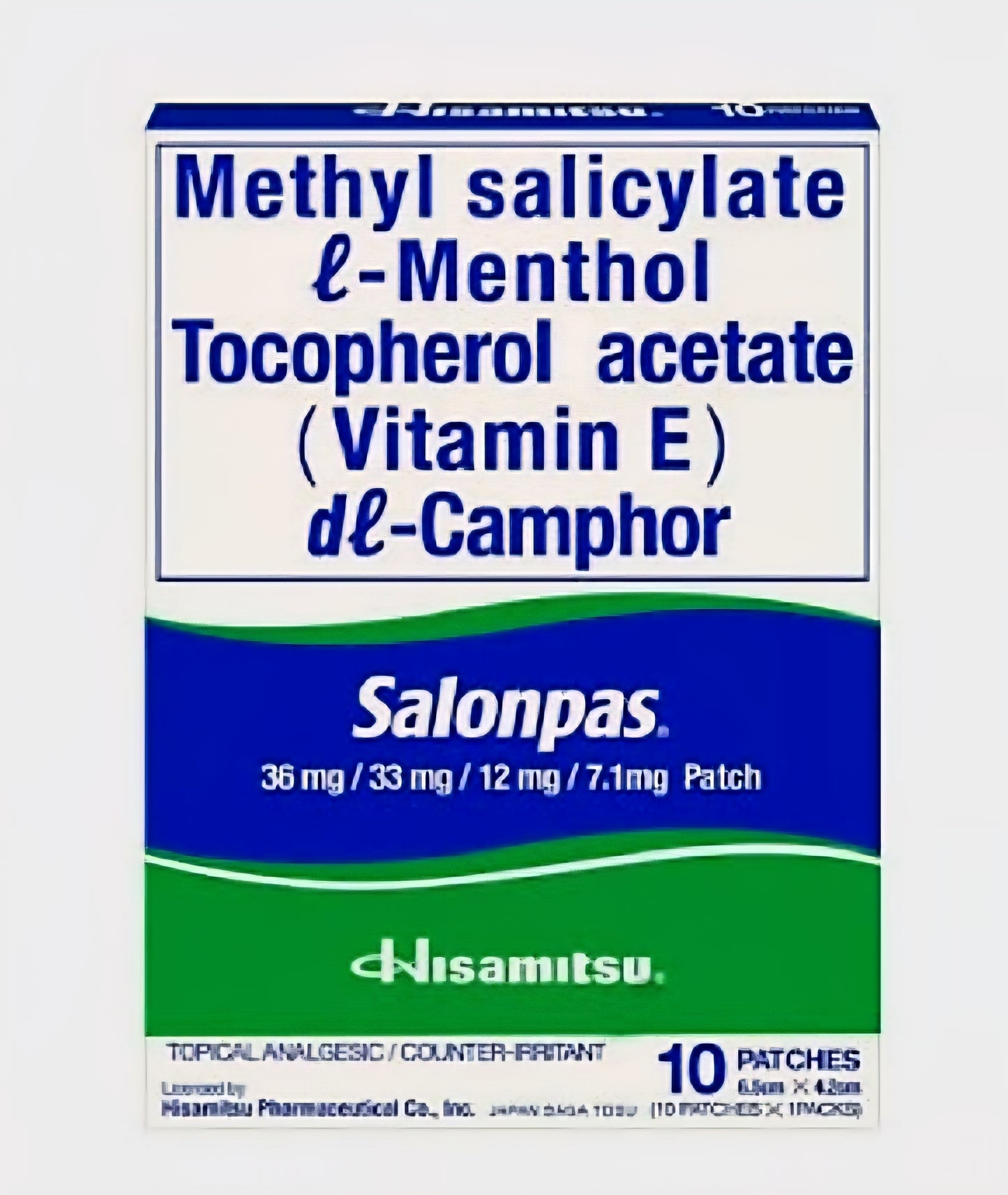 SALONPAS Topical Patches 10patches