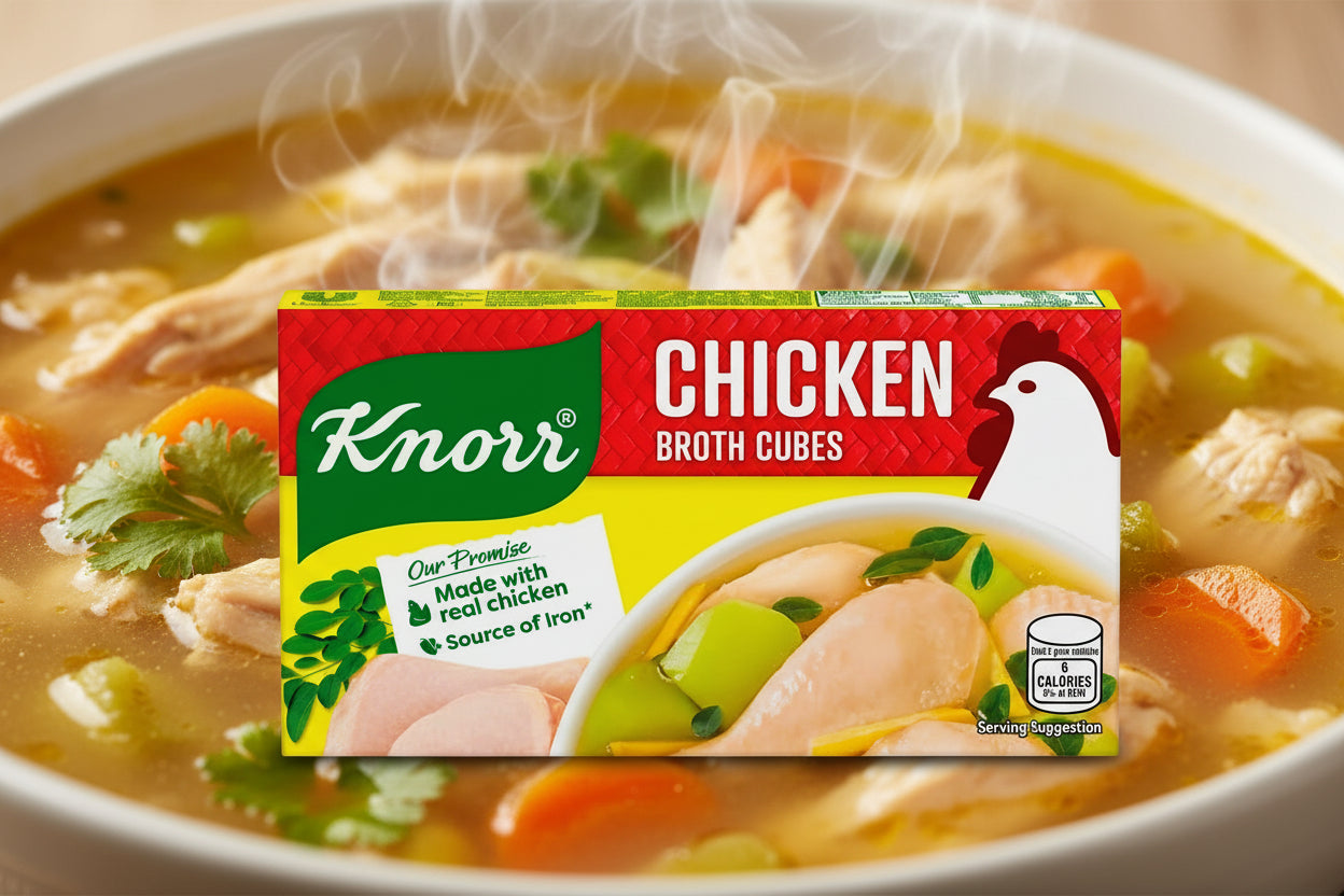 KNORR CHICKEN BROTH CUBES 60G (26/03/27)