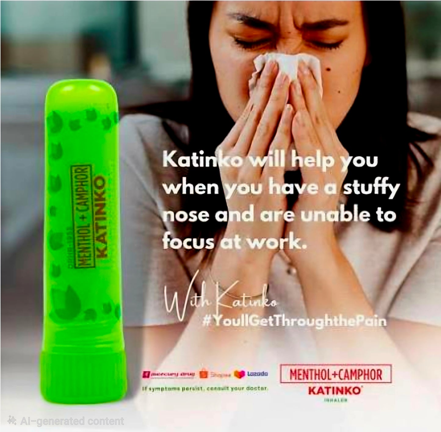 Katinko NASAL INHALER with Lanyard