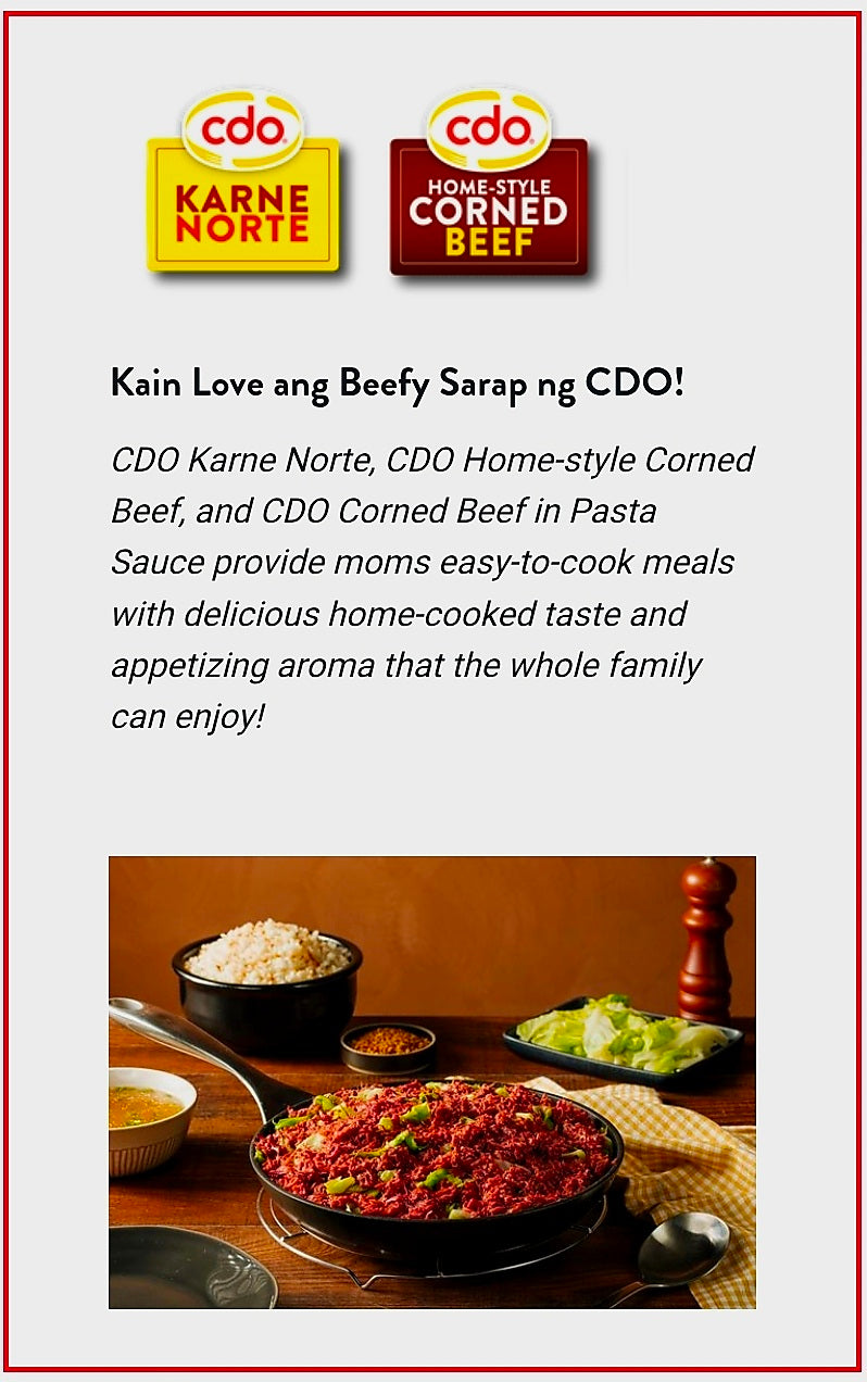 CDO Home-Style Corned Beef CHILI GARLIC 260g