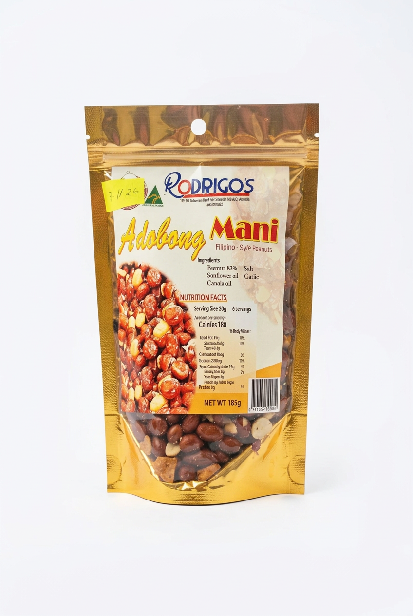 RODRIGO'S ADOBONG MANI 185G (31/12/26)