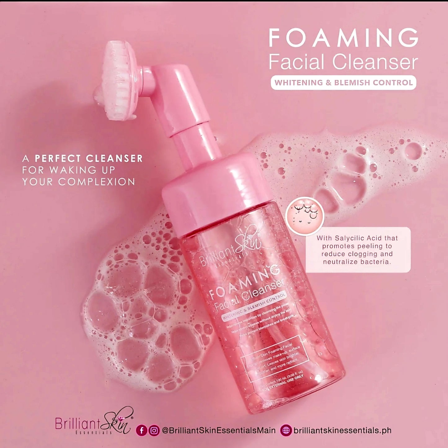 Brilliant Skin FOAMING FACIAL CLEANSER 50ml