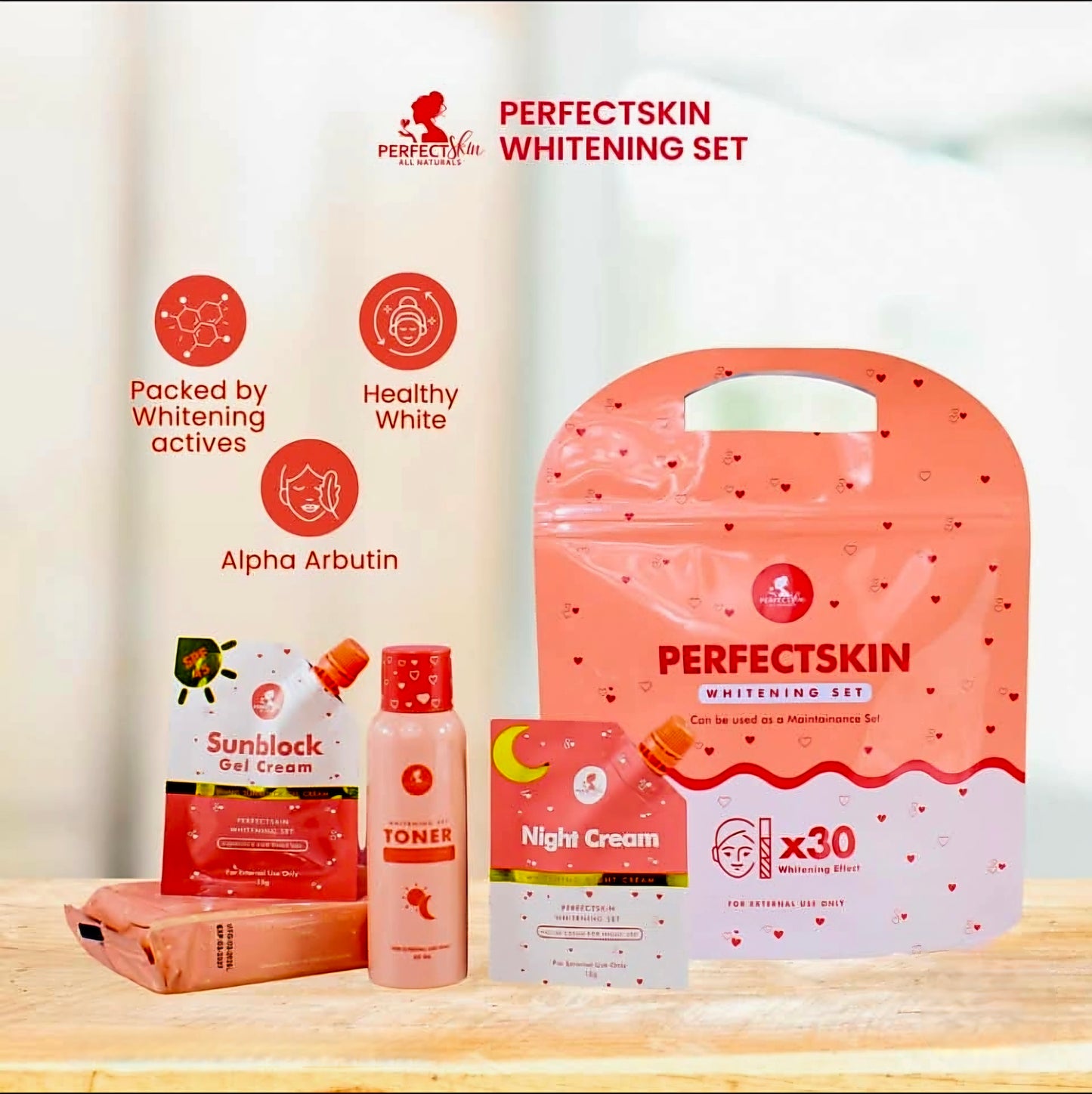 Perfect Skin WHITENING KIT MAINTENANCE Set (Limited Edition)