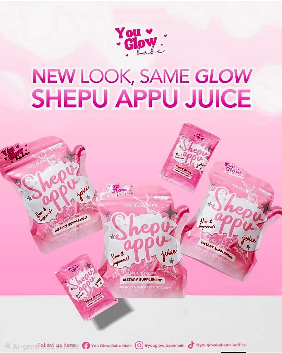 You Glow Babe SHEPU APPU Collagen Slimming & Beauty Juice 15g×10sachets (New Packaging)