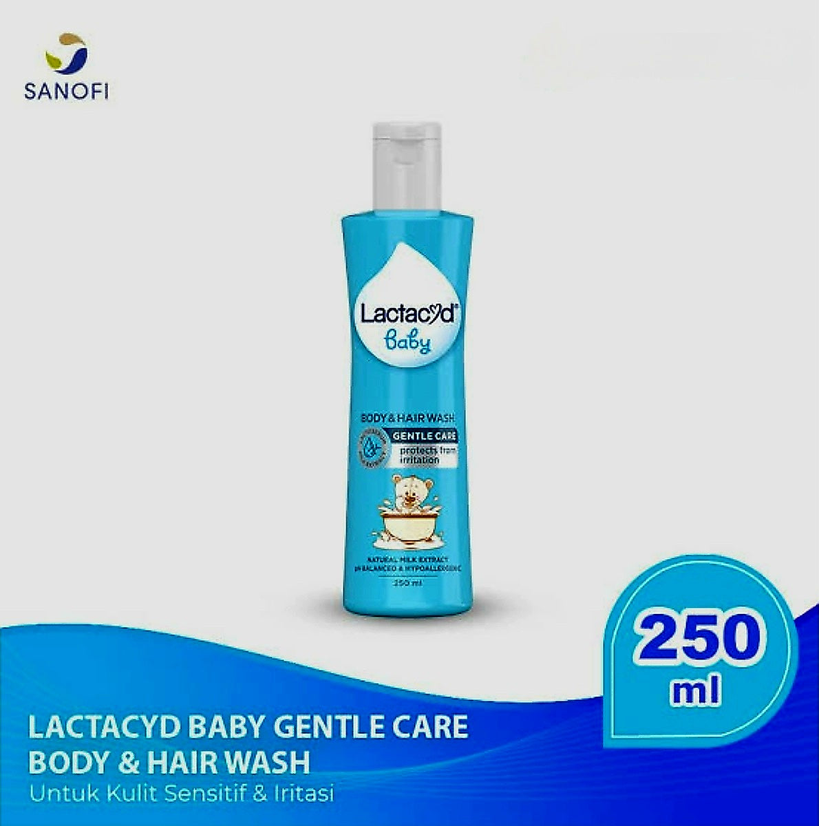 Lactacyd Baby Body & Hair Wash Gentle Care 250ml