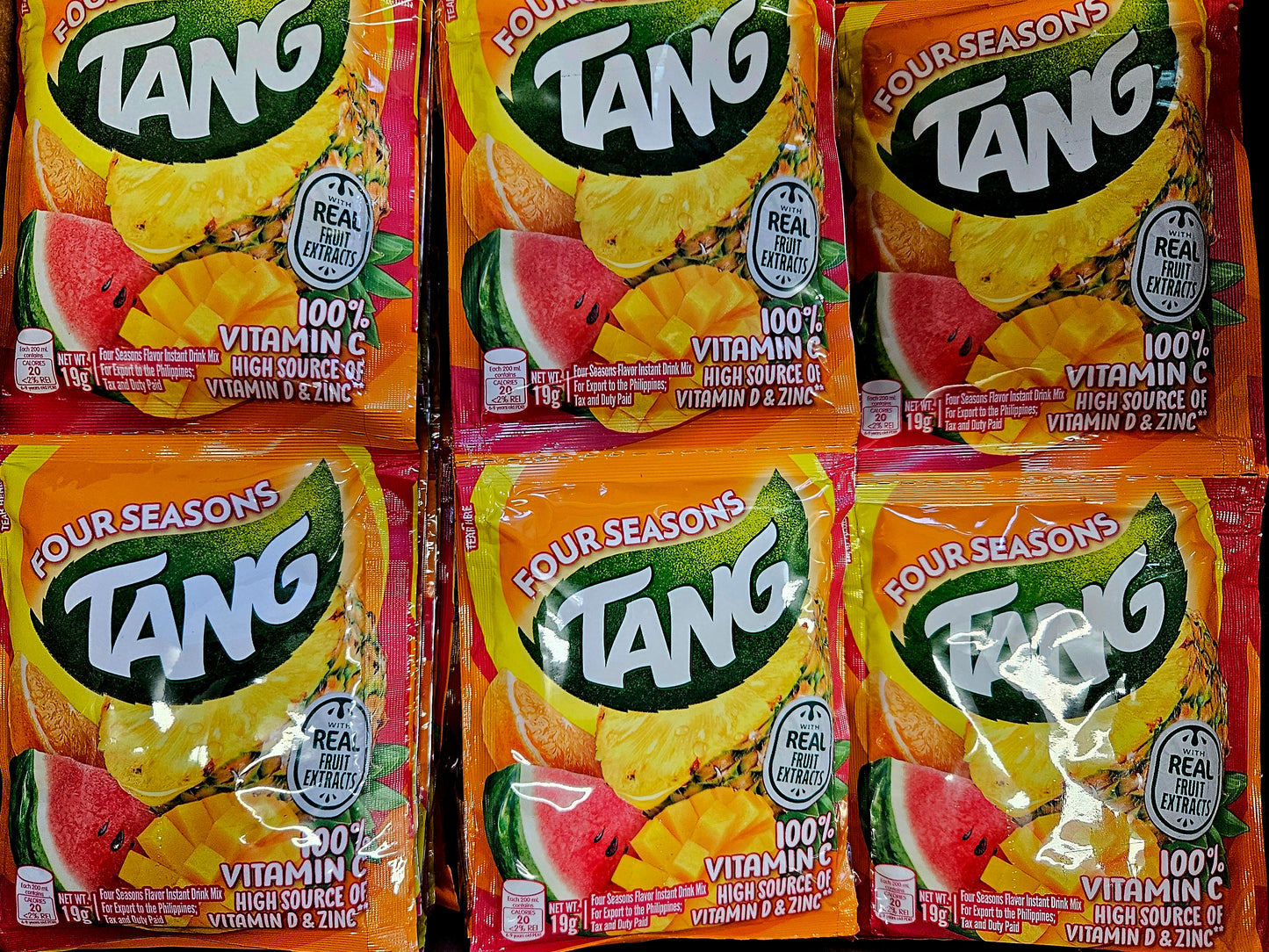 TANG FOUR SEASONS POWDER JUICE DRINK 19G (SACHET)