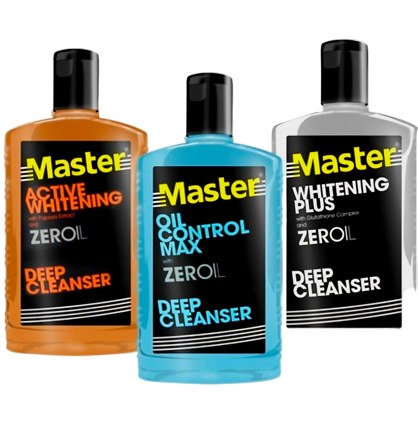 Master ACTIVE WHITENING with PAPAYA EXTRACT & ZEROIL Deep Cleanser 225ml