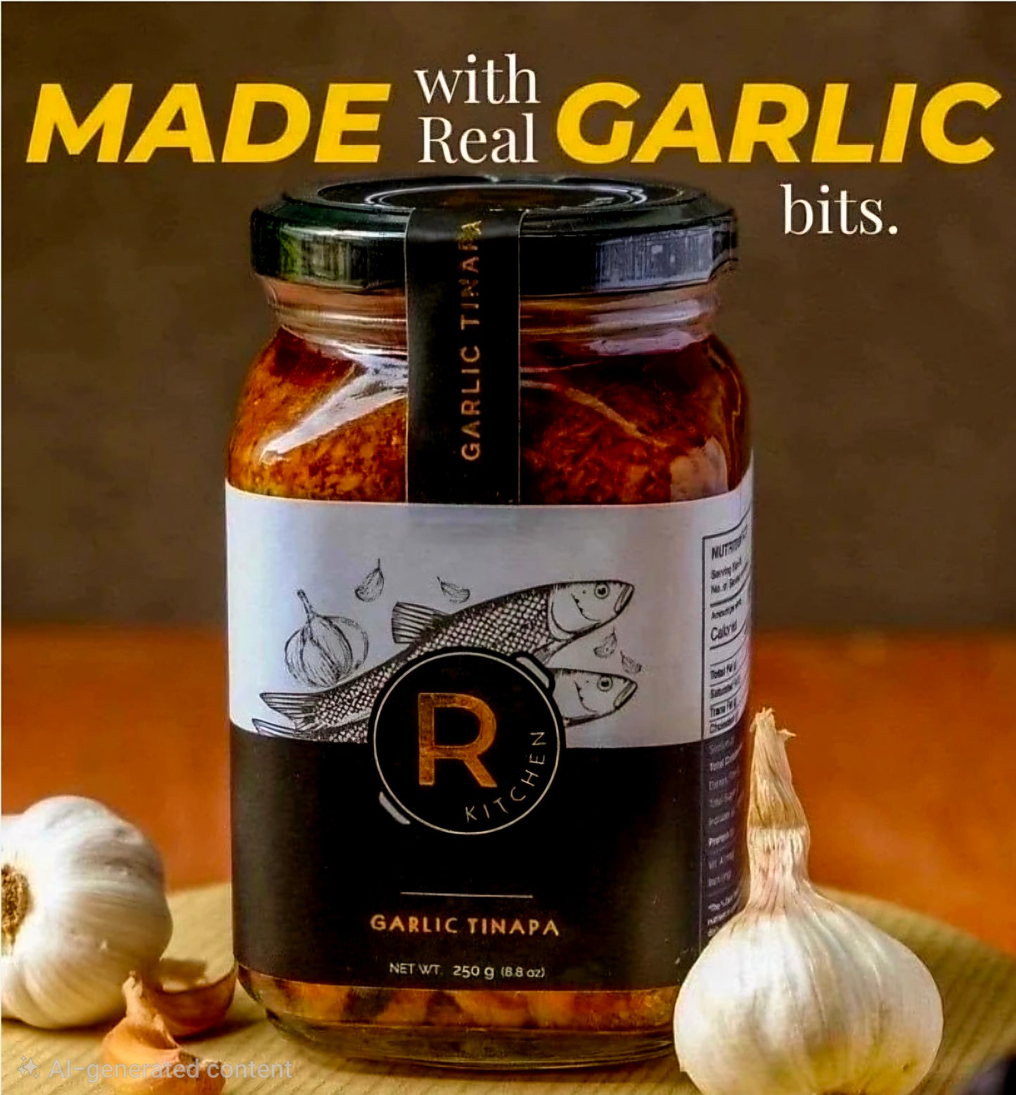 R-KITCHEN GARLIC TINAPA 250G