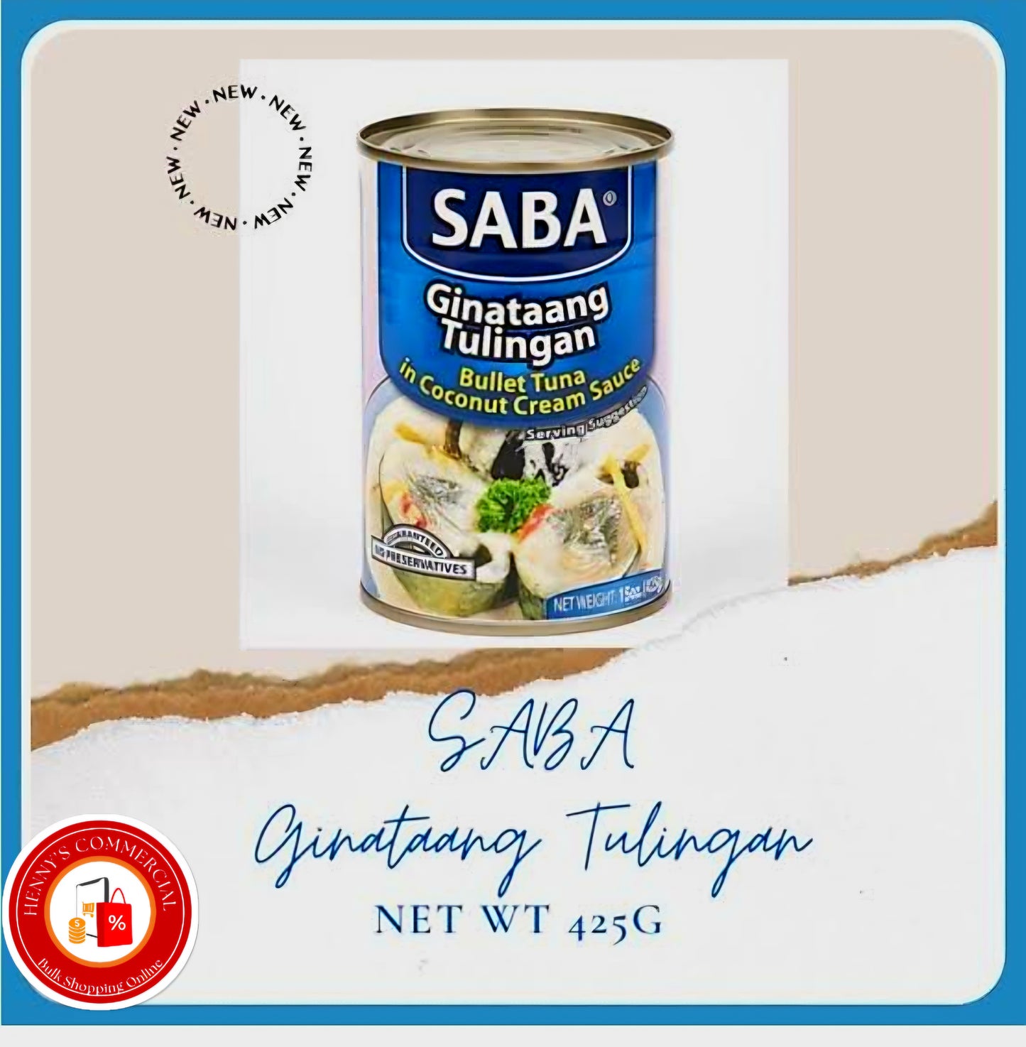 SABA Ginataang Tulingan 425g