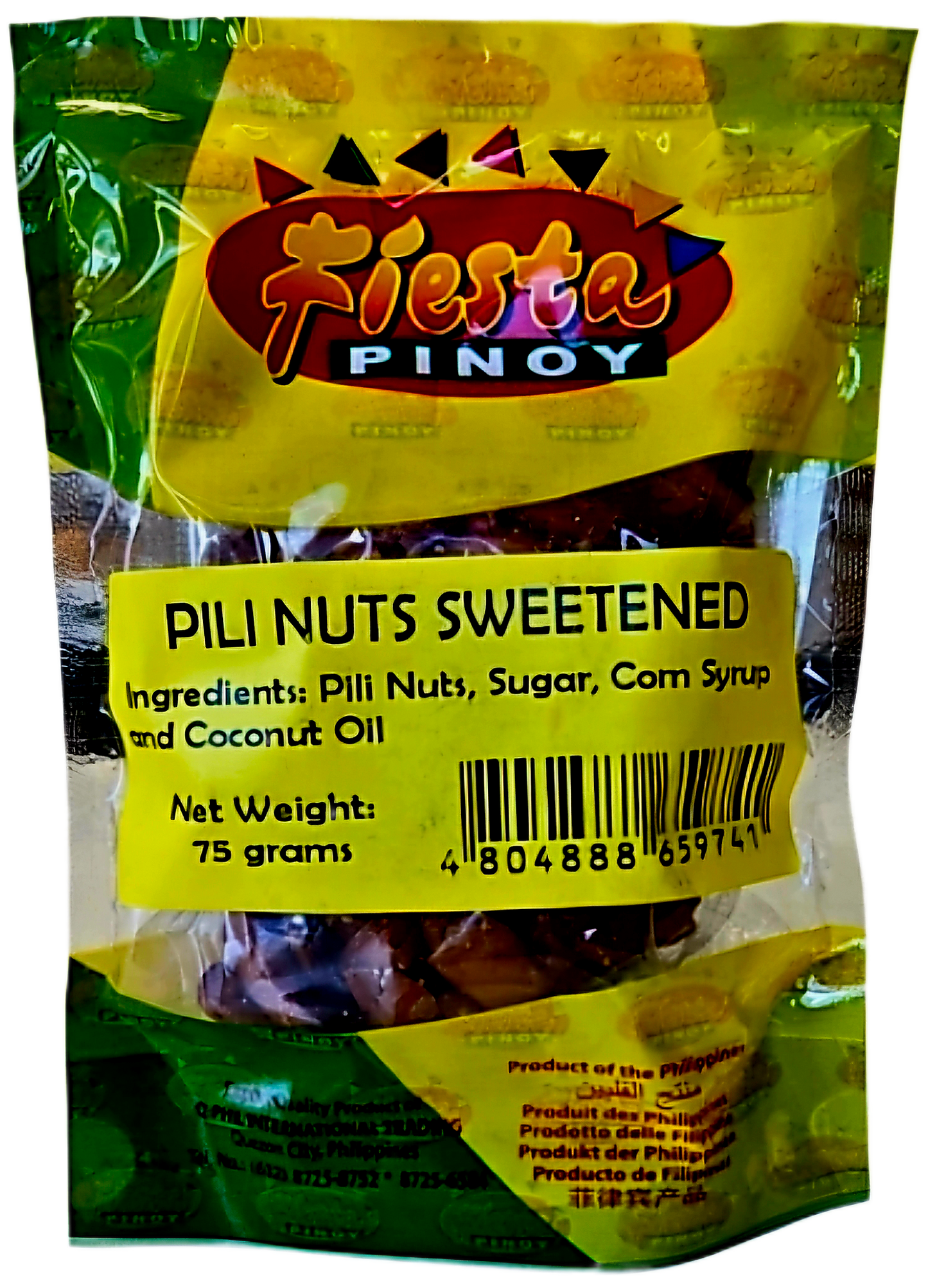 FIESTA PINOY PILI NUTS SWEETENED 75G