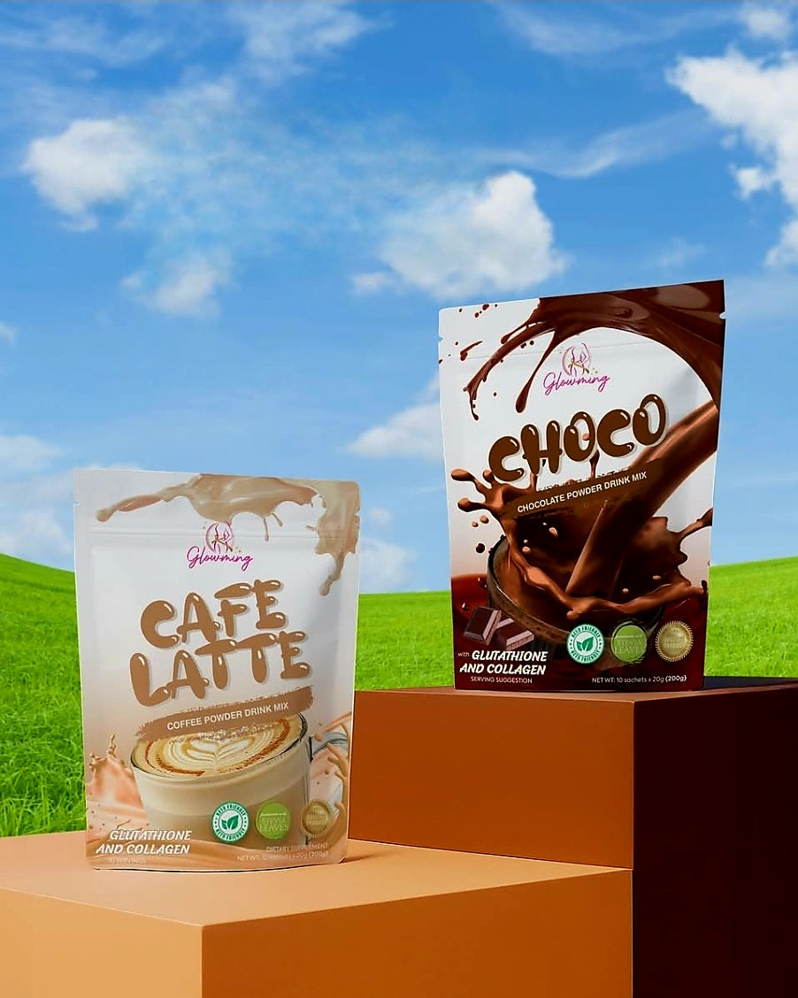 Glowming CHOCO Collagen Glutathione Drink 20g×10sachets