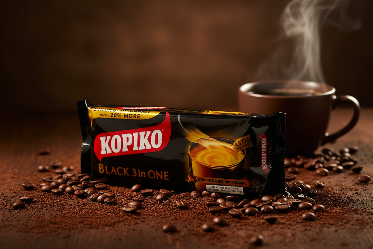 KOPIKO BLACK 3-IN-1 COFFEE 30G×30-SACHET JUMBO PACK (FAMILY PACK)