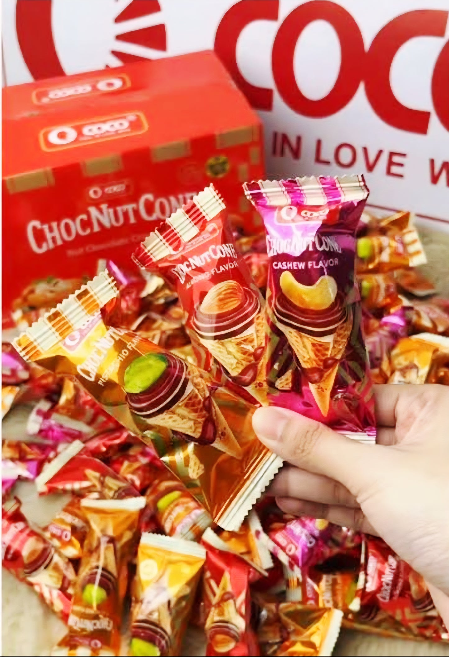 Coco Choc Cone Nuts ALMOND 108g