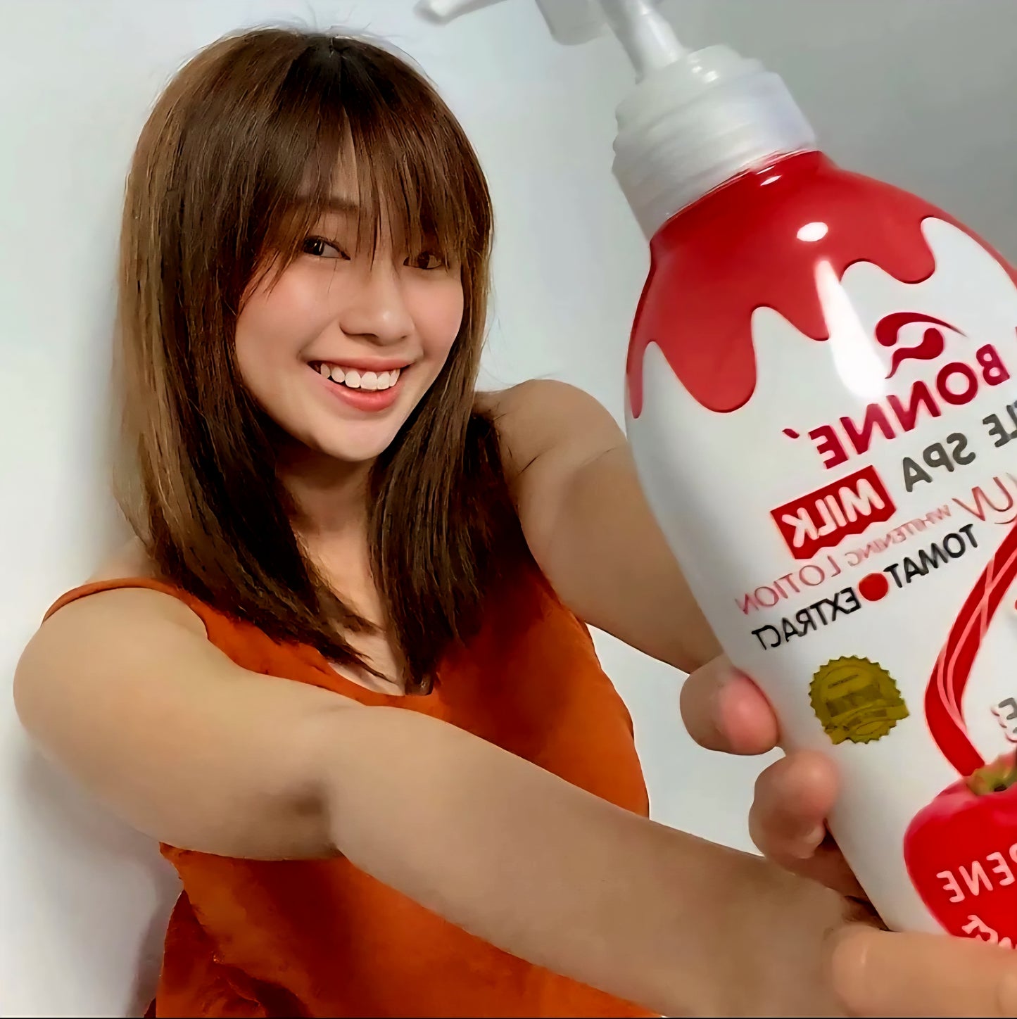 A BONNE' Miracle Spa Milk Whitening Lotion with Tomato Extract 500ml