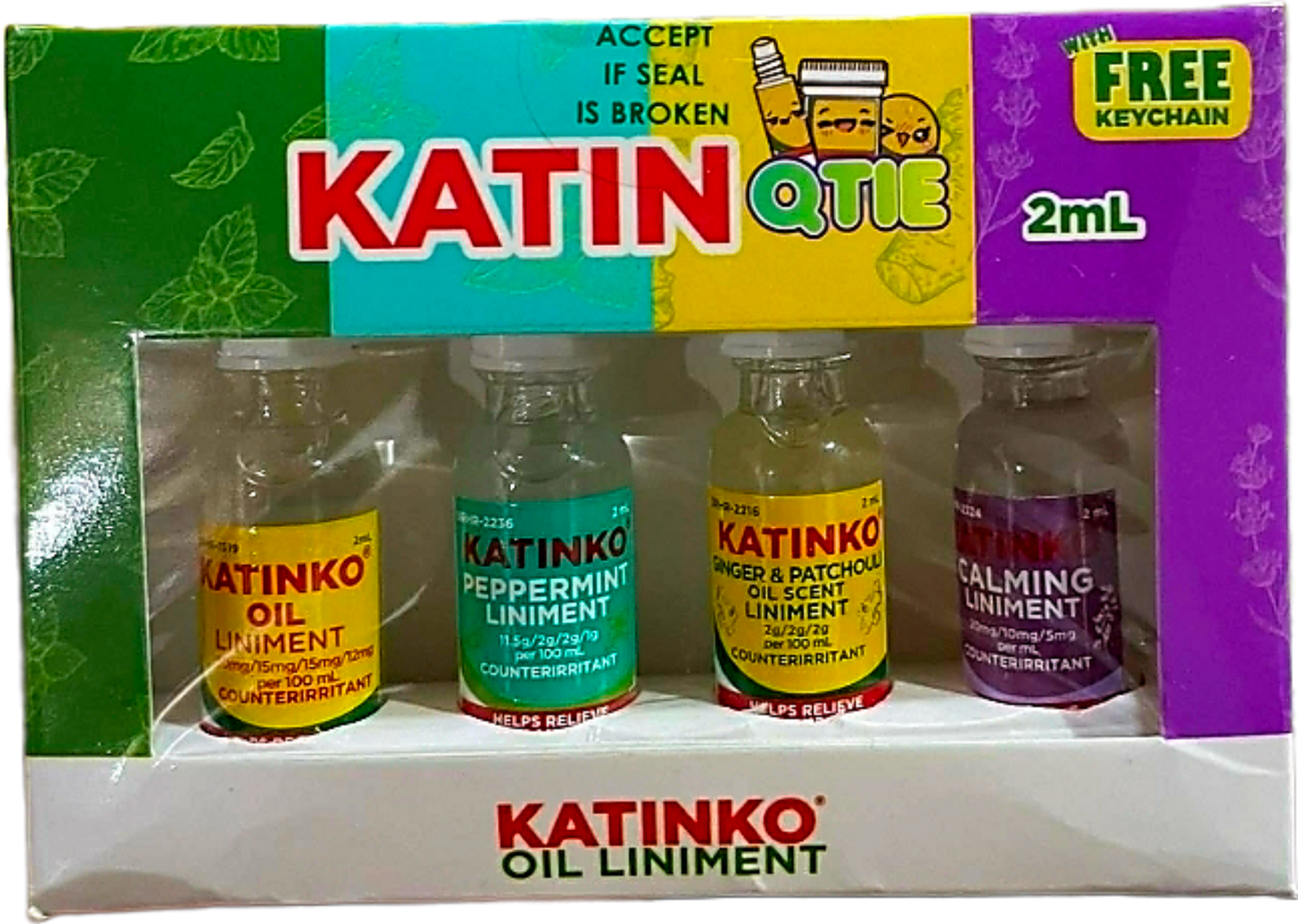 KATINKO KATIN-CUTE ASSORTED LINIMENT SET 2ML