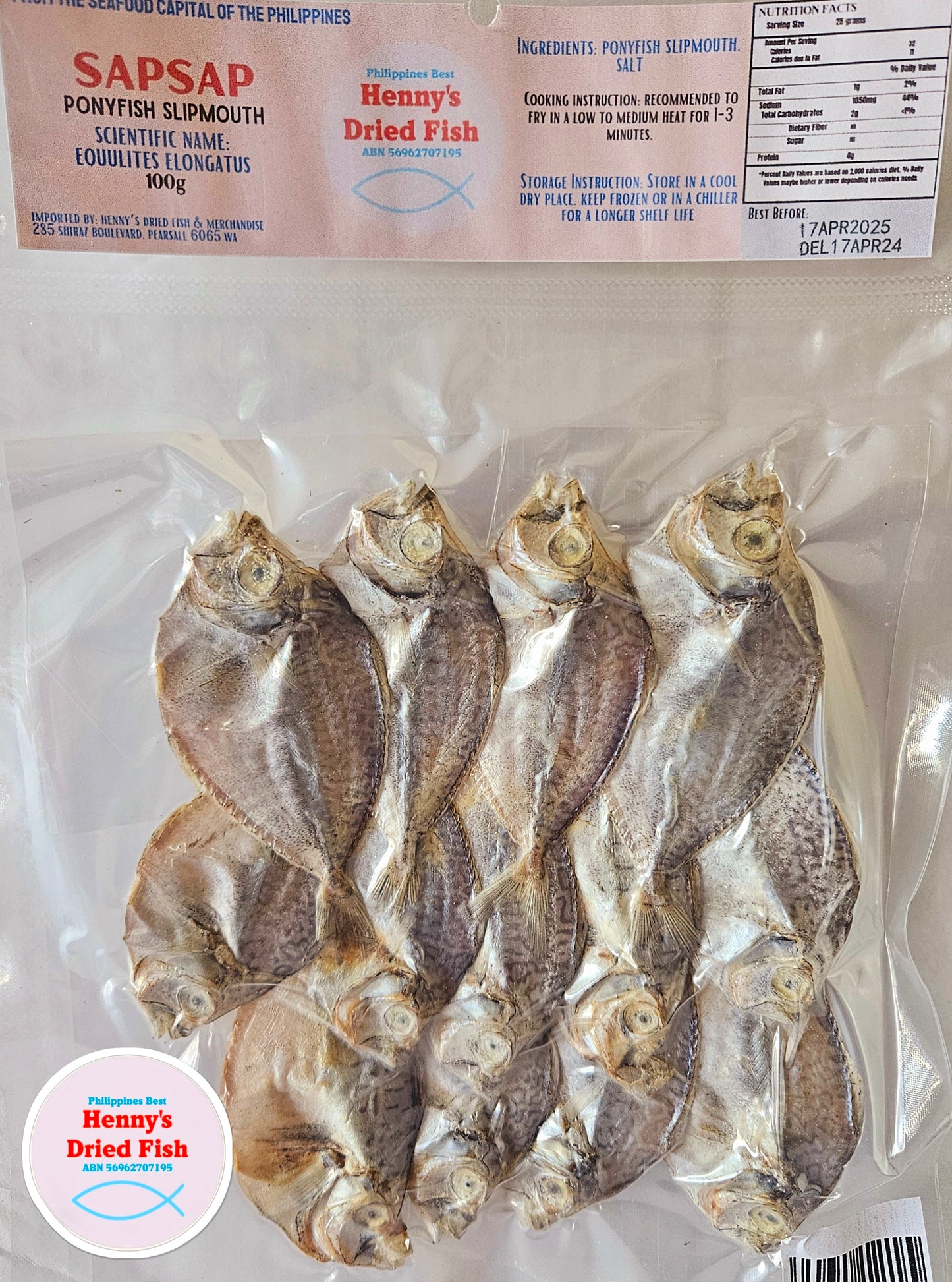 Sapsap Buo 100g (NON-FROZEN)