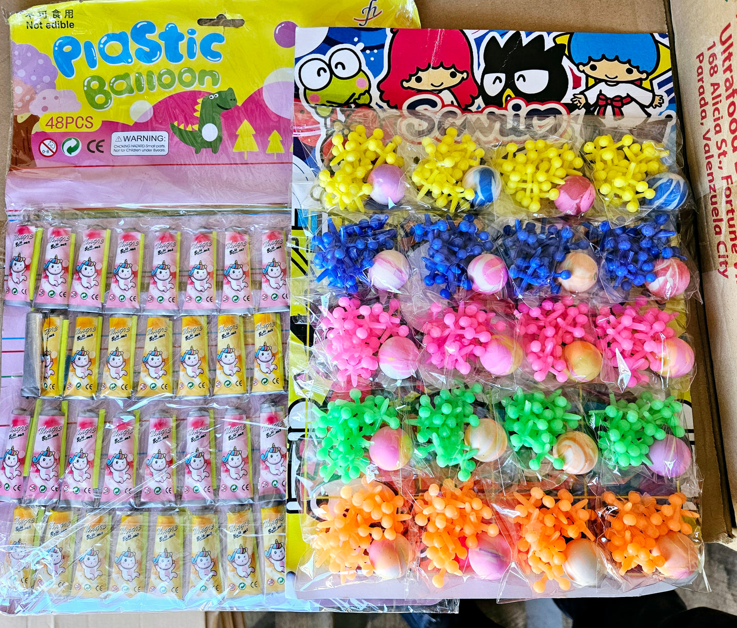 Plastic Balloons 48pcs per Hanger