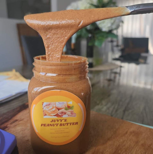 Juvy's CREAMY RUNNY Toasted Peanut Butter Spread 400g
