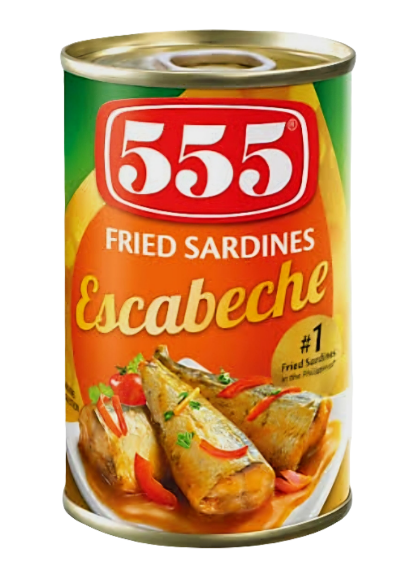 555 Fried Sardines ESCABECHE 155g