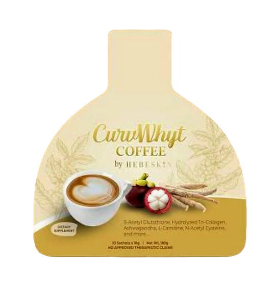 CURVWHYT Slimming Coffee by HEBESKIN 18g x 10 sachets