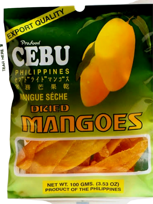 CEBU BRAND Dried Mangoes 100g