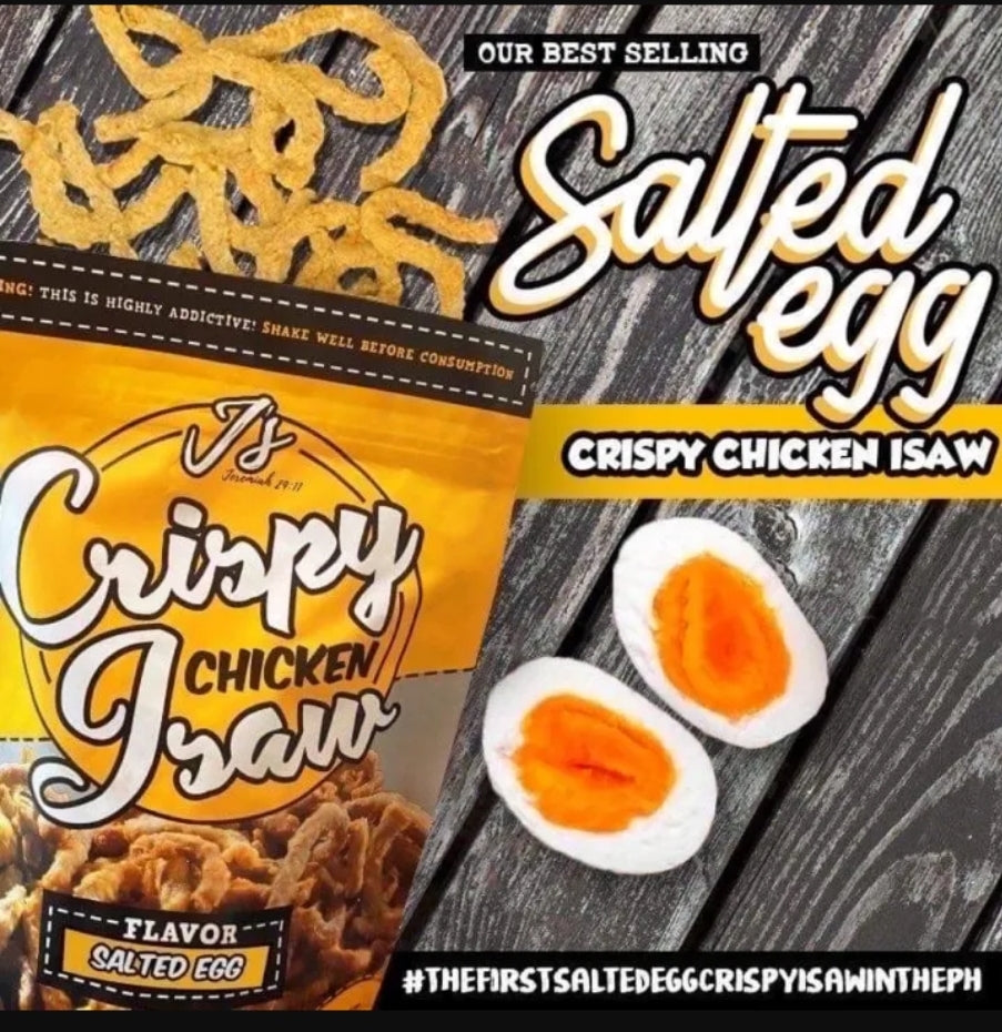 J's  Crispy Isaw SALTED EGG 100g