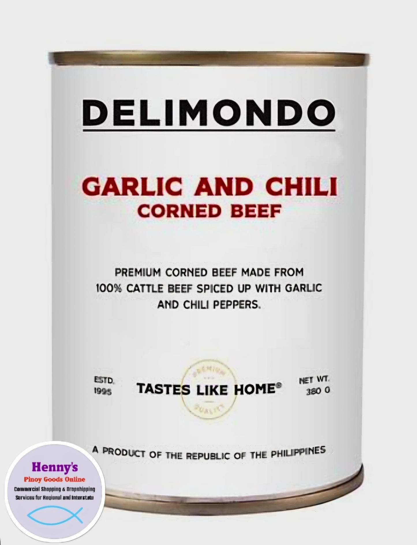 Delimondo Chili & Garlic Corned Beef 380g