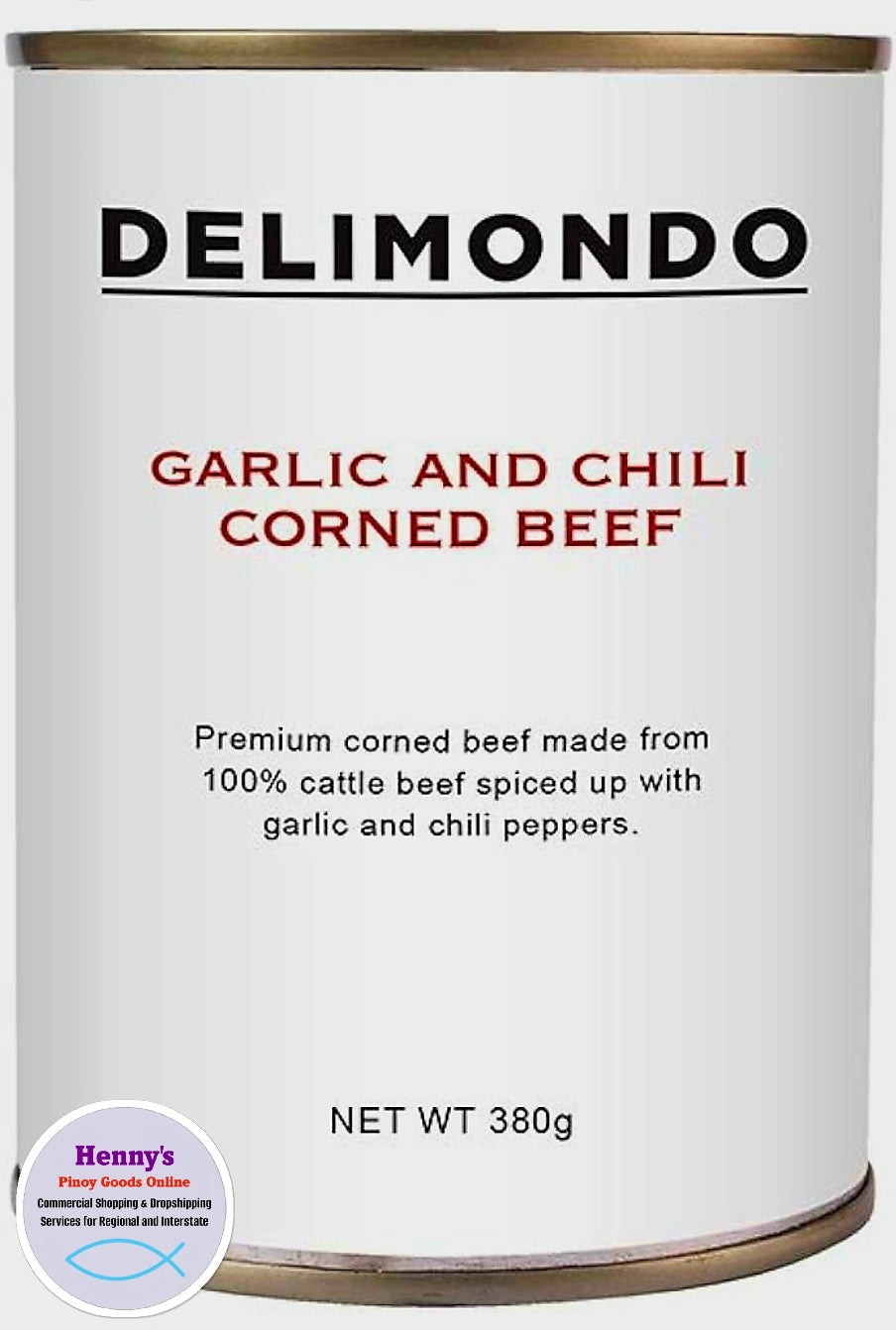 Delimondo Chili & Garlic Corned Beef 380g