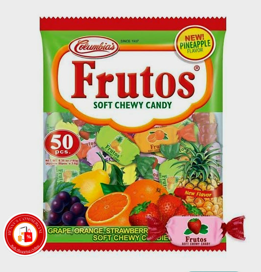‼️CLEARANCE‼️FRUTOS Soft Chewy FRUITY MIX 50pcs BBD: JULY2025 (SHORTDATED!)