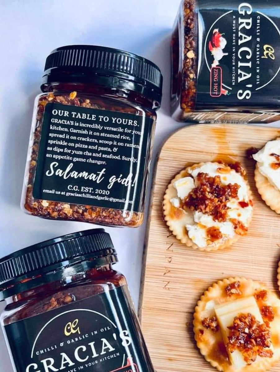 ‼️SALE‼️GRACIA'S Crunchy Chilli Garlic 200g ZING HOT (Milder) BBD: 01JUNE2025 (SHORTDATED!)