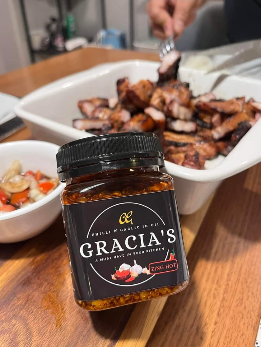 ‼️SALE‼️GRACIA'S Crunchy Chilli Garlic 200g ZING HOT (Milder) BBD: 01JUNE2025 (SHORTDATED!)