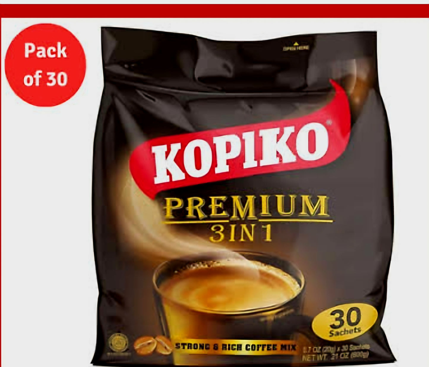 Kopiko BLACK 3IN1 Family Size 25g×30pcs